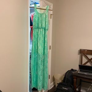 Mint Green Dress